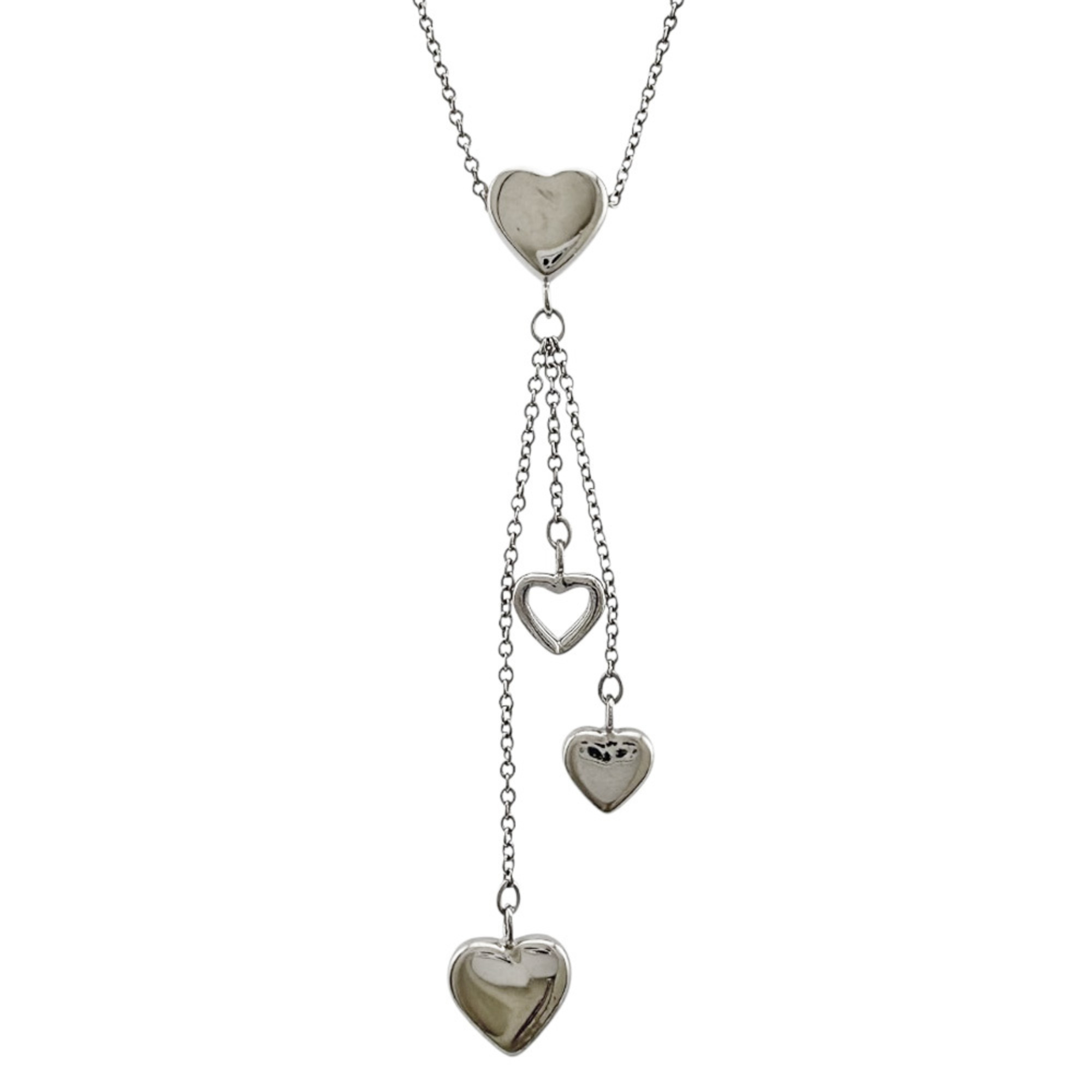 Tiffany & Co. Necklace, 18K Gold, Women\'s, Pre-owned, Heart Design