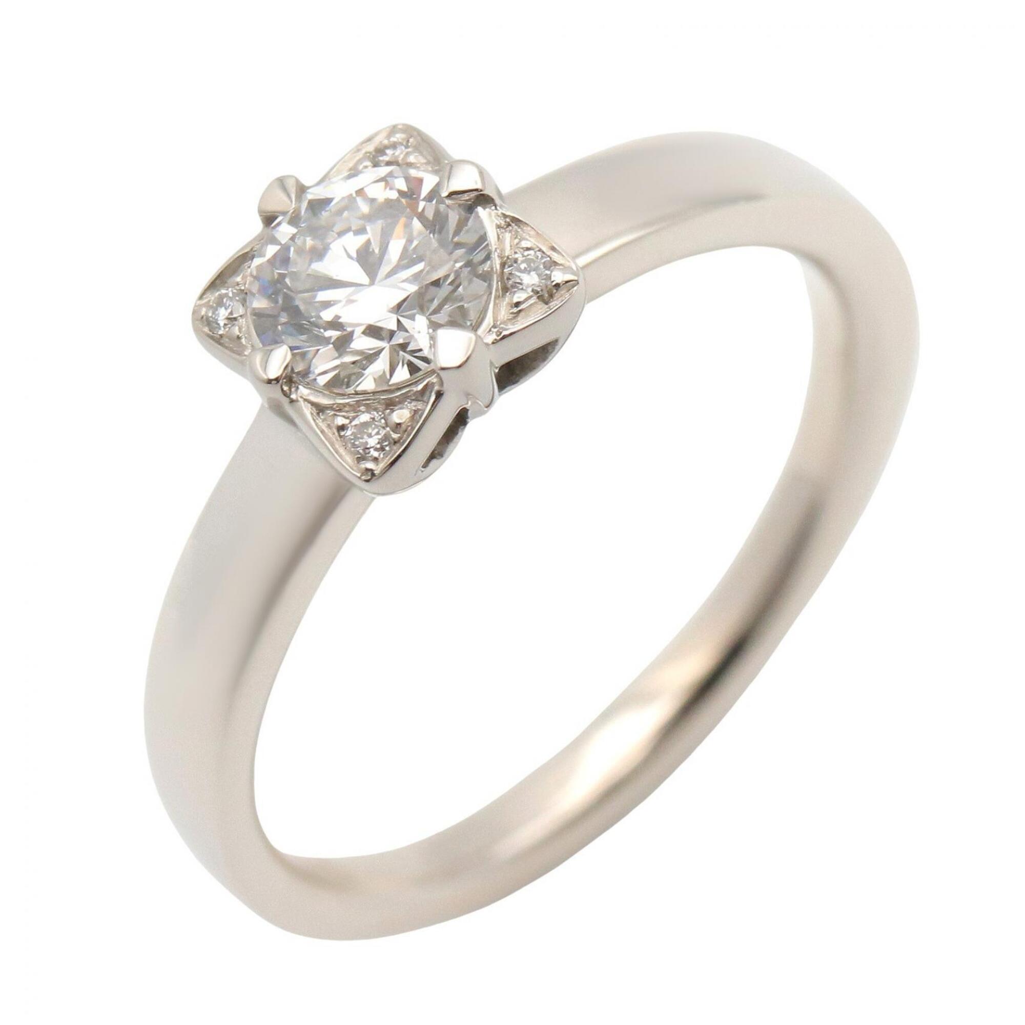 BVLGARI Teddy Cata Avenezia Diamond Ring, Platinum 950, Clear/Silver Tone. (Jewelry)