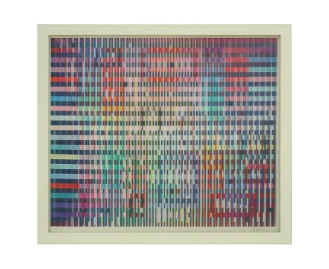Yaacov Agam, Israeli (born 1928) Artist Proof Lenticular Lithograph, Magic Rainbow 1978, Signed and Numbered 24/25 H.C. on Lo