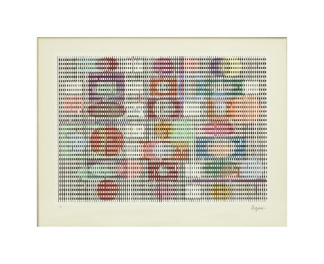 Yaacov Agam, Israeli (born 1928) Color Serigraph on Arches Paper, Double Metamorphosis Series 1980, Pencil Signed and Numbere