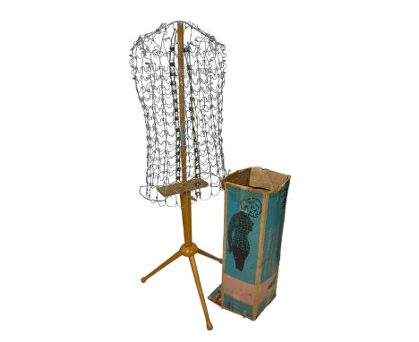 1950s/60s 'Adjustoform' dressmaking model mannequin with original boxDimensions: Height:&nbsp;136cm&nbsp;