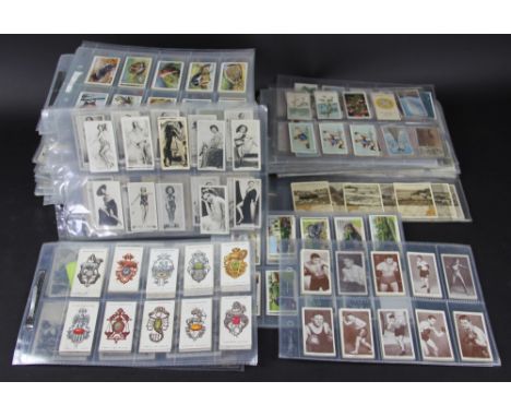 A collection of cigarette cards, to include Carreras Film and Stage Beauties; Ogden's Guinea Gold beauties and world views, G