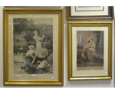 After Fred Morgan, The Home of the Swans, published by Bovril Ltd. 77cm x 98cm; another (2)