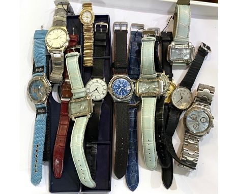 A Seiko, Timex, Sekonda, Swatch and other various vintage and modern watches 