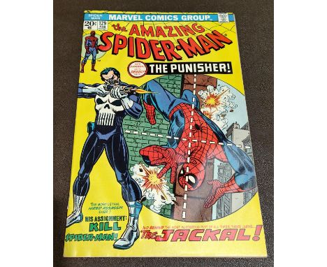 Marvel Comics: The Amazing Spider-man issue 129 first appearance of the Punisher 20 cents Slight Cockeling 