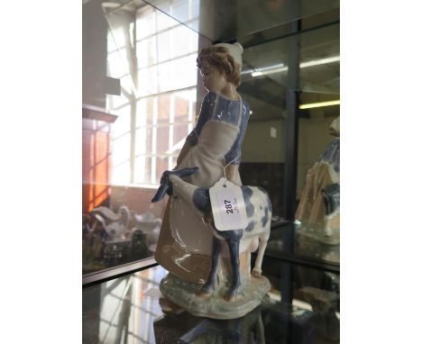 A Nao figurine 'Girl with a Goat' 