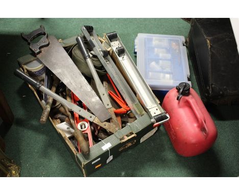 Collection of tools, saws, hammers, files, planes, etc, (Qty)