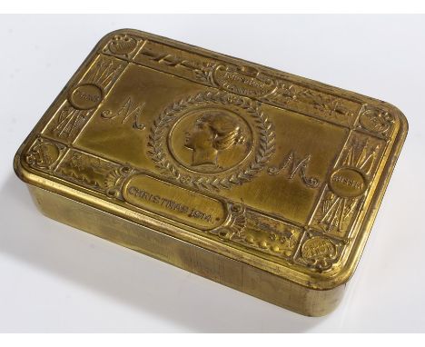 First World War Queen Mary Christmas tin