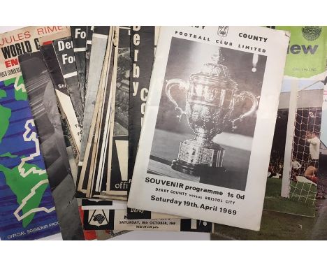 Derby County. Collection of official programmes, predominantly 1969-70 season, some earlier 1960s examples, together with a s