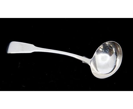 A George III silver sauce ladle by Richard Crossley, London 1813, length approx. 165mm, weight approx. 63.3gmsCondition repor