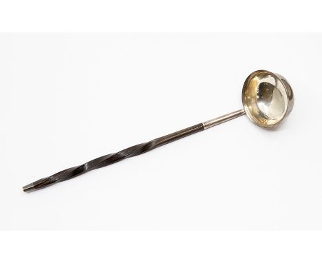 A Victorian silver toddy ladle, London 1876, with baleen handle, approx. 19cm&nbsp;