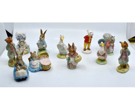 A group of collectable ceramics to include: three Royal Doulton figures, two Royal Worcester figures, Beswick and Royal Alber