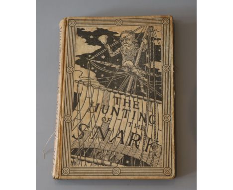 Dodgson, Charles Lutwidge - The Hunting of the Snark, 1st edition, 1st issue, 8vo, original pictorial cloth, illustrated with