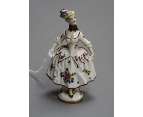 A hard paste Samson figurative ceramic scent bottle