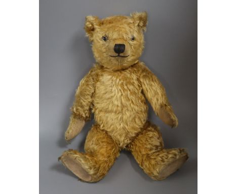 A 1930's Chiltern bear, thick mohair, 19in., very good condition
