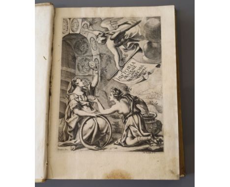 Giustiniani, Bernardo - Historia Generale della Monarchia spagnvola antica e moderna …, vellum, quarto, with engraved portrai