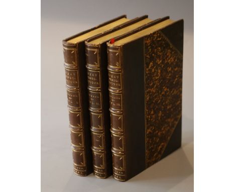 Dickens, Charles - Great Expectations, 1st edition (early issue), 3 vols, with an engraved portrait (not called-for) of the d