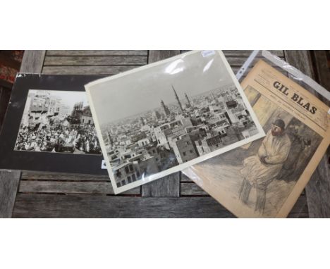 Frank Brangwyn (1867-1956), a group of three small prints, signed and titled in pencil and with printed black Studio Magazine