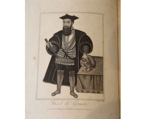 Vincent, William - Periplus of the Erythrean Sea, 2 parts in 1, calf, quarto, frontis, frontis portrait of Vasco de Gama, 6 f