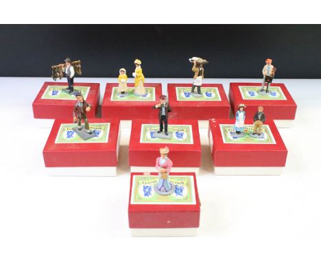 Collection of eight boxed Trophy Miniatures The Classic Collection Town &amp; Country Series metal figure sets to include C35