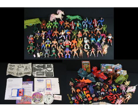 Masters of the Universe - Around 60 original Mattel Masters Of The Universe He-Man / She-Ra figures &amp; vehicles to include