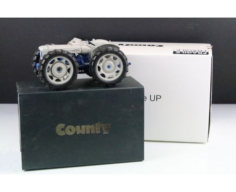 Boxed Universal Hobbies County Super 4 UH2781 diecast model tractor, ex 