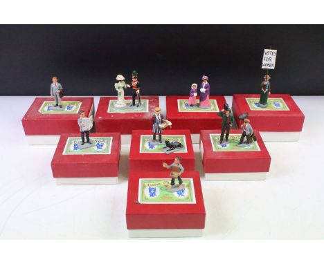 Collection of eight boxed Trophy Miniatures The Classic Collection Town &amp; Country Series metal figure sets to include C10