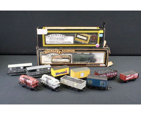 Two boxed Palitoy Mainline OO gauge locomotives to include Windwood Islands and GWR 2-6-0 9310, both boxes missing end flaps,