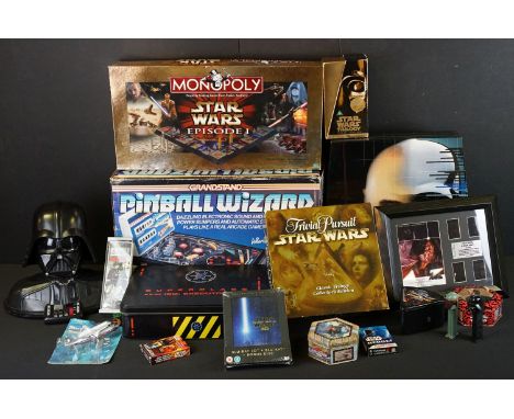 Collection of various toys and games to include mainly Star Wars related items featuring Star Wars Trilogy Definitive Collect