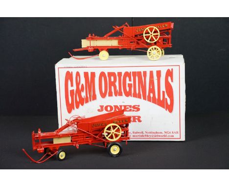 Boxed G&amp;M Originals Jones Baler 1/32 scale metal model with bales (steel wheeled); together with an unboxed G&amp;M Origi