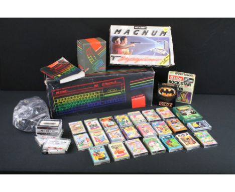 Retro Gaming - Collection of various Sinclair computer systems, accessories and related games to include 128K ZX Spectrum +2 