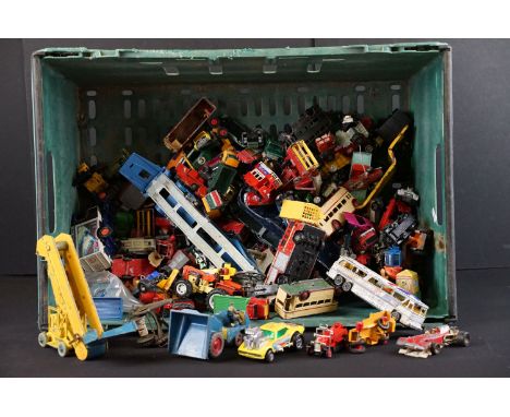 Large collection of various diecast models to include examples from Corgi, Dinky, Matchbox, Solido, Models Of Yesteryear, Hus