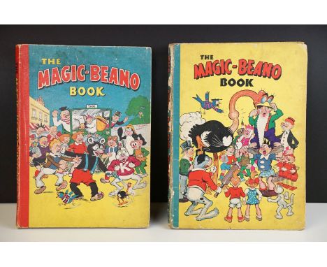 Comics - Two early The Magic-Beano Book Annuals to include by DC Thompson &amp; Co Ltd to include 1947 and 1949, in gd overal