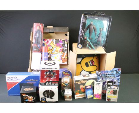 Collection of various boxed and unboxed toys and games to include The Nightmare Before Christmas Creature Under The Stars &am