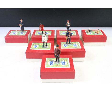 Collection of seven boxed Trophy Miniatures The Classic Collection Town &amp; Country Series metal figure sets to include C50