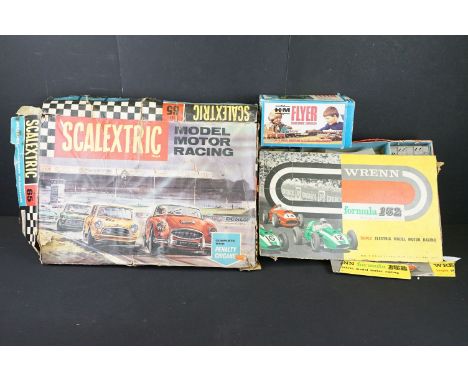 Boxed Triang Scalextric Model Motor Racing Set 65 (with slot cars &amp; controllers, contents appear complete but unchecked; 