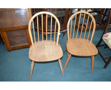 Two Ercol Spindleback Chairs 