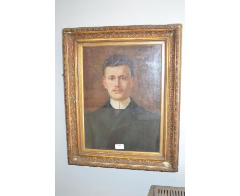 Oil on Canvas Portrait of a Young Gentleman by M. Platt RCA 