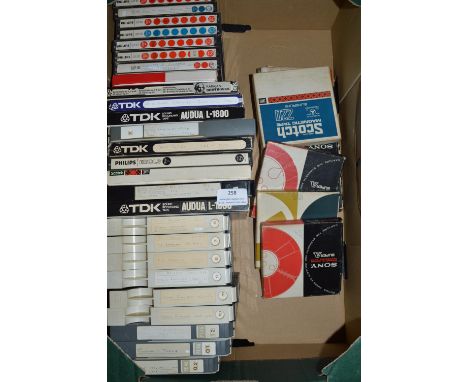 Vintage Reel-to-Reel Audio Tapes 
