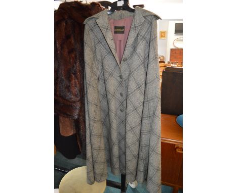 1973 Tweed Cloak by Feminella 