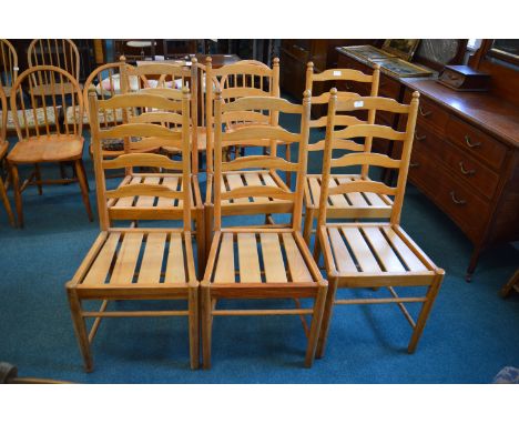 Six Ercol Highback Chairs 
