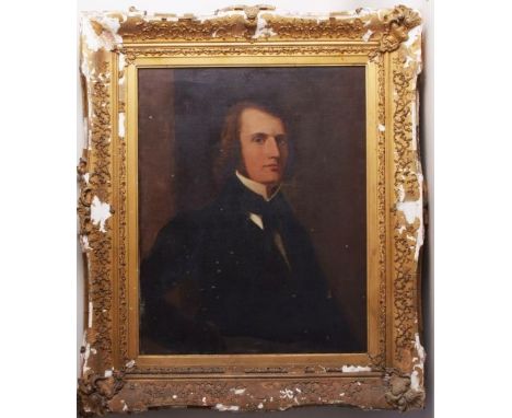 Attributed to George Frederick Watts (1817-1904, British) Portrait of a member of the Lutterell Family, thought to be Colonel
