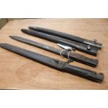 German M98/05 bayonet, with one other bayonet and two scabbards