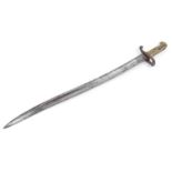 Chassepot M1866 Yataghan sword bayonet with scabbard