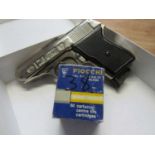 8mm BBM ME8 blank firing pistol with part box of 8mm blanks. Note: The purchaser must have valid