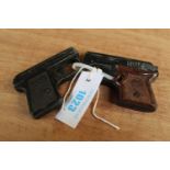 Two blank firing starting pistols: Webley and RG