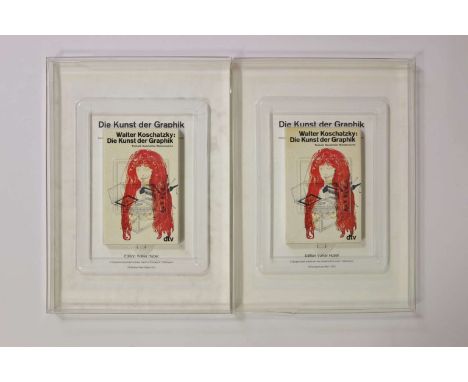 2x Walter Koschatzky (Hrsg.): Die Kunst der Graphik. Technik, Geschichte, Meisterwerke. Sieben Original-Graphiken in untersch