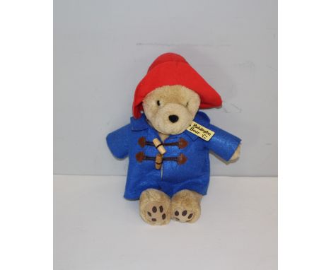 A small Paddinton Bear plush toy/teddy bear 30cm good condition.