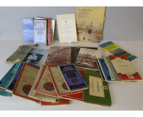 A selection of local and other Ordnance Survey maps and a small selection of local interest books
