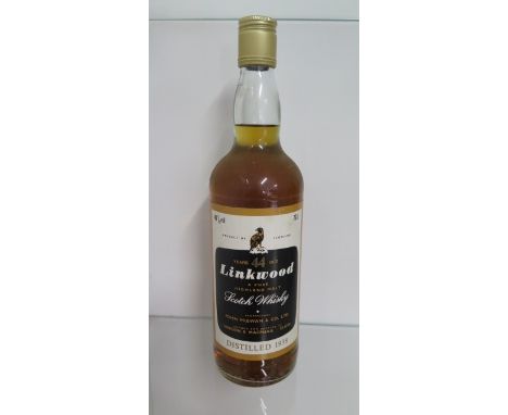 A 75cl 40% vol bottle of Pure Highland Malt Scotch Whisky Linkwood 1938, 44 year old, level and seal good 